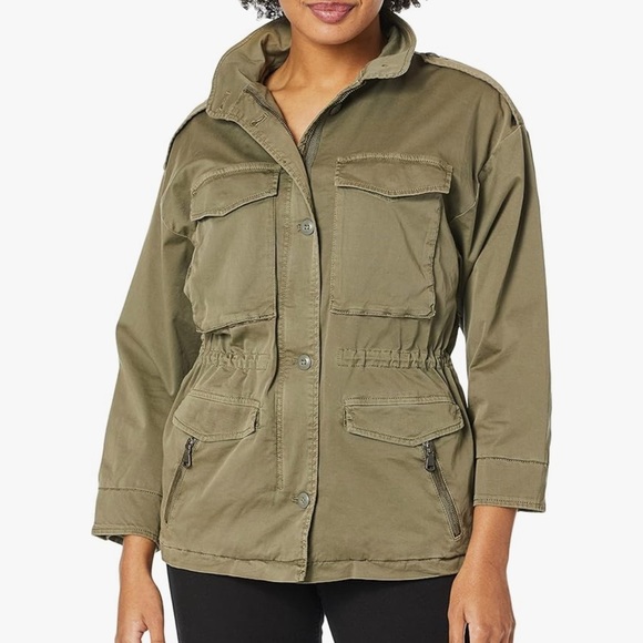 Joie Jenita Fatigue Green Military Style Jacket Sz XXS NWT | Joie Jenita Jacket- - Picture 1 of 15